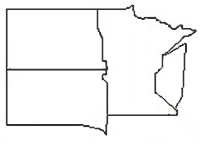 Minnesota, North Dakota, and South Dakota