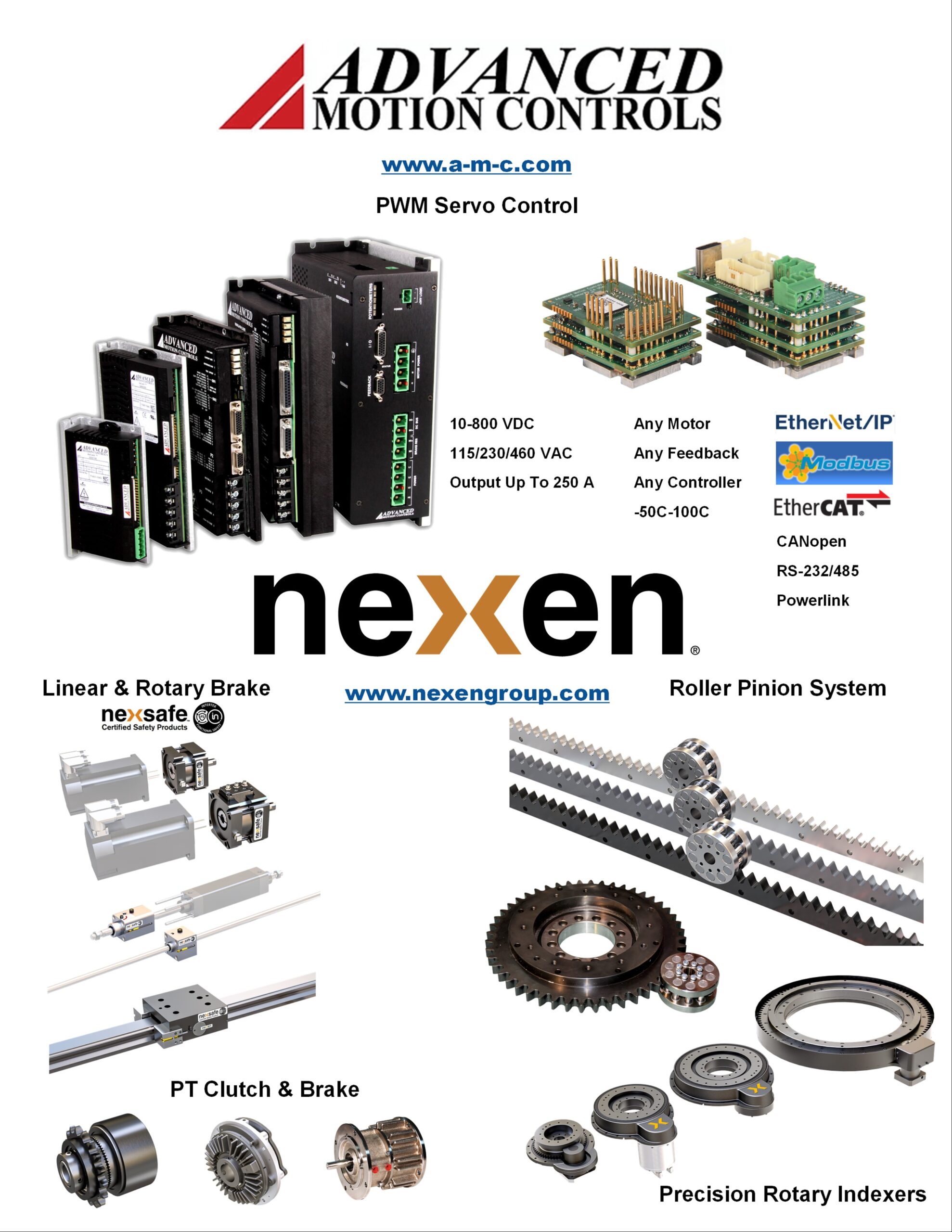 Advanced Motion Controls and Nexen